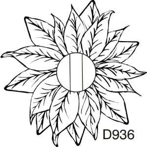  Poinsettia Ribbon Slide Rubber Stamp Arts, Crafts 