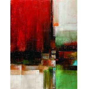   Fountain of Light II Hand Painted Abstract Wall Art: Home Improvement