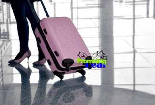 Hello Kitty Luggage Bag Trolley Baggage Roller 24Black  