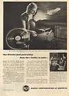1946 RCA Victrola Radio Phonograph 40s Record Player Ad