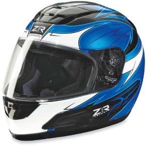   Viper Helmet , Color Black/Blue, Size XL, Style Vengeance 0101 1690
