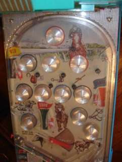 VINTAGE MARX SWEEPSTAKES HORSE RACING ELECTRIC PINBALL MACHINE TOY 