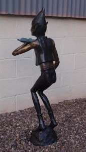 Large Bronze Garden Pixie Goblin Elf Sculpture   50  