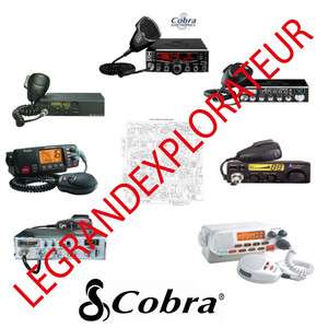 Ultimate Cobra Dynascan UHF/VHF CB radio repair service manuals  