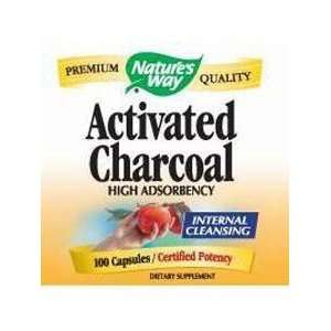  Natures Way   Activated Charcoal 560 mg 100 caps: Health 
