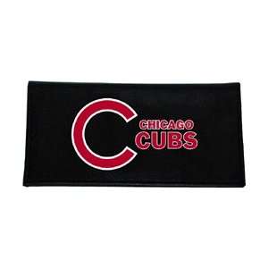   Chicago Cubs Black Leather Checkbook Cover *SALE*