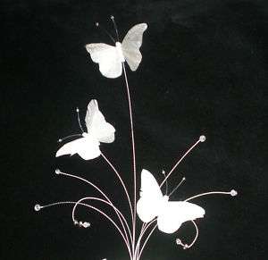Swarovski Crystal & butterfly vase filler centre piece  