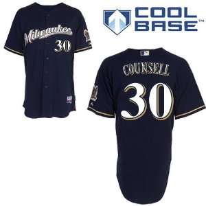 Craig Counsell Milwaukee Brewers Authentic Alternate Cool Base Jersey 