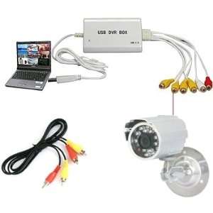  Night Vision Color Security Camera W/ USB Mini DVR: Camera 