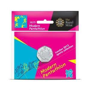  2012 Olympics Modern Pentathlon Coin 