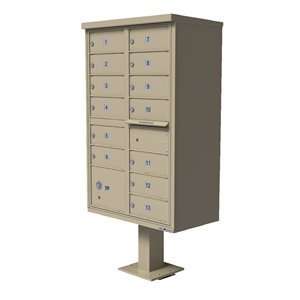  Florence Mailboxes 1570 13SDAF Vital Type Cluster Box Unit 