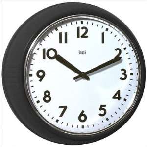 Bai Design BAI.740.BK Too Cool for School Retro Modern Wall Clock in 