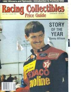 Racing Collectibles Price Guide Davey Allison On Front  