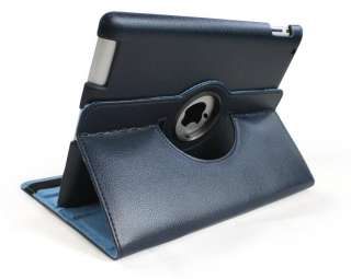 iPad 2 360° Rotating Magnetic PU Leather Case Smart Cover Swivel 