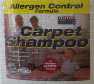 KIRBY SHAMPOO 2 GALLONS CARPET CLEANER ALLERGY CONTROL  