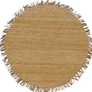 : Acura Rugs Gr 104B Jute Natural Contemporary Round Rug Size: Round 