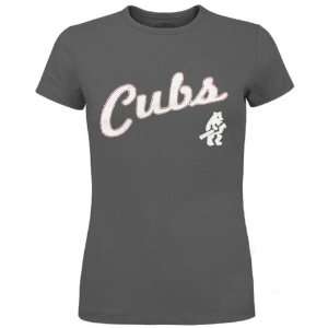  Chicago Cubs Womans Gym Blue 1914 Fieldhouse Tee by 47 
