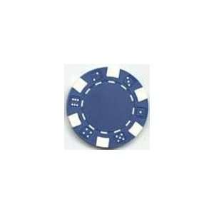  Dice Mold Poker Chips, Blue Clay, 11.5 Grams, Set of 25 