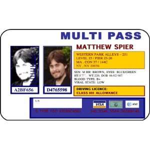 MULTIPASS Custom ID Card Lelo costume halloween