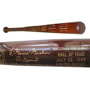  1968 Hall of Fame Induction LE Special Engraved Bat 