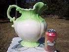   WHITE WATER PITCHER IRONSTONE W/OUT WASH BASIN BOWL ANTIQUE LARGE OLD