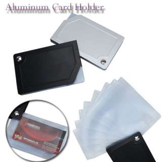 Aluminum Wallet Business Name Credit ID Card Case Holder Storage Bag 