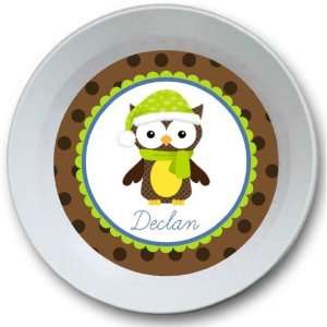  Snow Owl Personalized Bowl