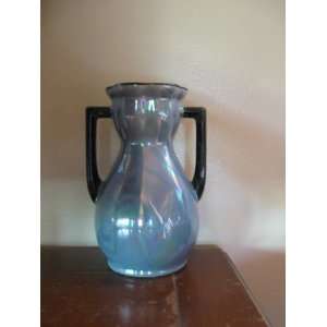  Blue Flower Vase Made in Czechoslovakia 