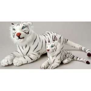  Jumbo Realistic White Tiger Toys & Games