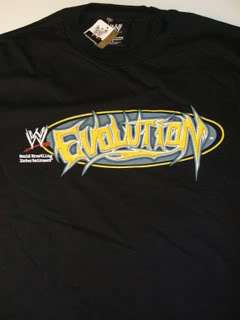 EVOLUTION Flair Orton Batista HHH WWE Wrestling T shirt  