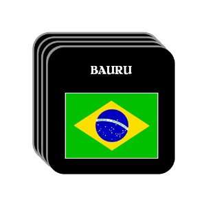 Brazil   BAURU Set of 4 Mini Mousepad Coasters