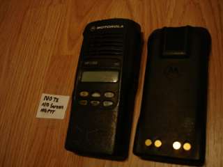 MOTOROLA HT1250 TWO WAY PORTABLE RADIO VHF 136 174MHZ ** FOR PARTS OR 