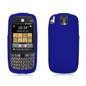  MOTOROLA ES400   BLUE SOFT SILICONE SKIN CASE: Cell Phones 