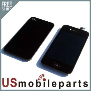   compatible front lcd touch screen + back cover housing kit USA  