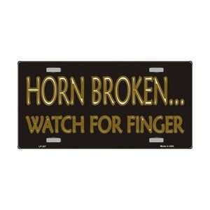 Horn Broken Watch for Finger Plates Plate Tags Tag auto vehicle car 