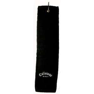  Callaway Golf BLACK Tri fold Golf Towel: Sports & Outdoors