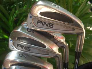 PING Golf S59 Blue Dot Irons Club Set STF 3 W Polished Beauties Stl 