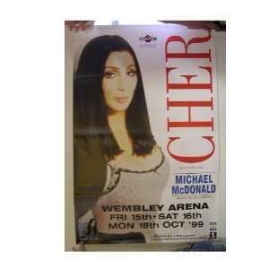  Cher Poster Tour London Subway 1999 