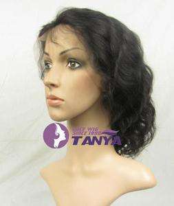 Full Lace Wig/Wigs Indian Remy Human Hair 8 Bodywave ~  