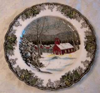   VILLAGE SCHOOL HOUSE DINNER PLATE 10 ENGLAND MANY LISTED  