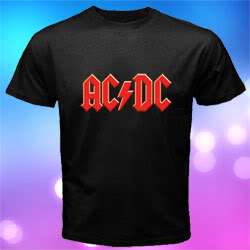 NEW AC* DC HARD ROCK LOGO Men T shirt size S to 3XL  
