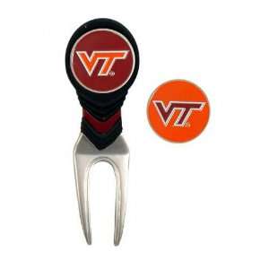  Virginia Tech Hokies Ball Mark Repair Tool Sports 