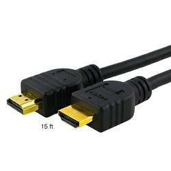 Black 15 feet HDMI Cable  