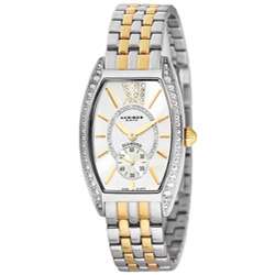   Womens Diamond Swiss Quartz Tonneau Bracelet Watch  Overstock