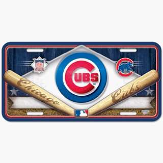  Chicago Cubs Embossed Hi Definition Metal License Plate 