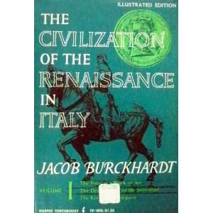   Renaissance in Italy 1965 Volume 1 By Jacob Burckhardt Everything