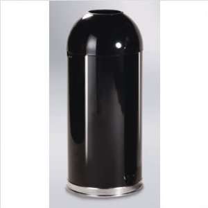  Cafe Open Top Black Waste Receptacle: Home & Kitchen