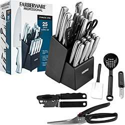   Professional Stainless Steel 25 pc Cutlery Set  