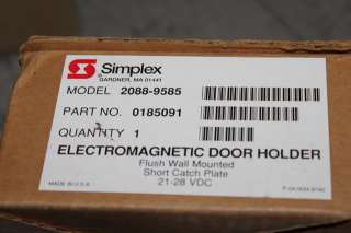 SIMPLEX 2088 9585 WALL ELECTROMAGNETIC DOOR HOLDER NIB  