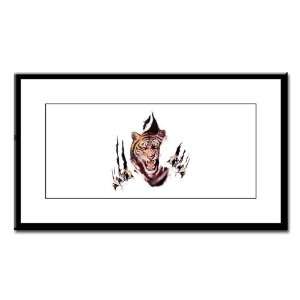 Small Framed Print Tiger Rip Out 